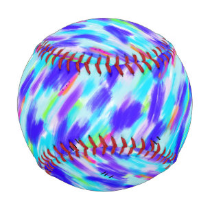 Balle De Baseball Chaos coloré