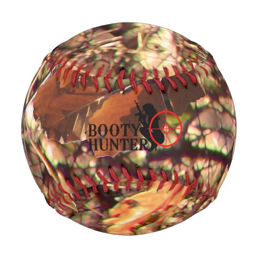 Balle De Baseball Chasseur de bottes sur Camo d'automne (Devant)