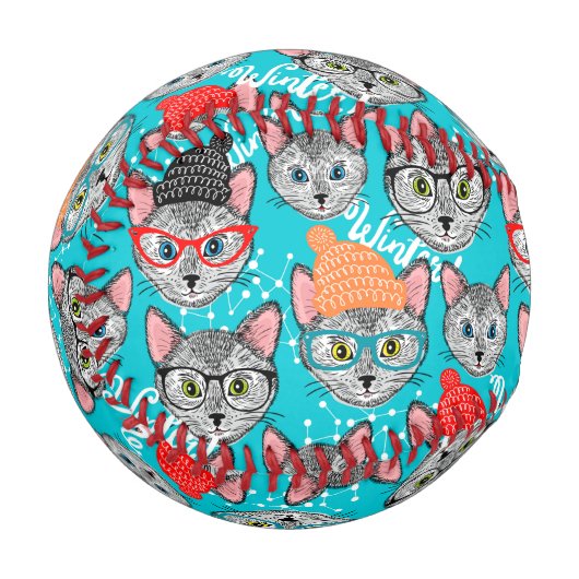 Balle De Baseball Chat dans le casquette (Devant Gauche)