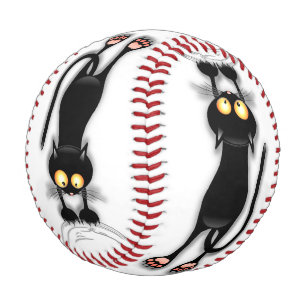 Balle De Baseball Chat drôle Personnage Grattant Tissu