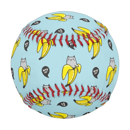 Balle De Baseball Chat en banane (Dos)