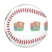 Balle De Baseball Chat et cuvette de poisson (Devant Gauche)