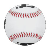 Balle De Baseball Chat Tuxedo noir et blanc (Dos)