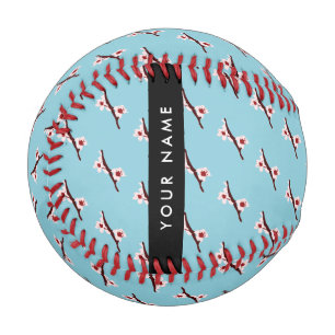Balle De Baseball Cherry Blossom, Pink Sakura, Votre Nom