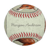 Balle De Baseball Chestnut Morgan Cheval Sage Vert (Devant)