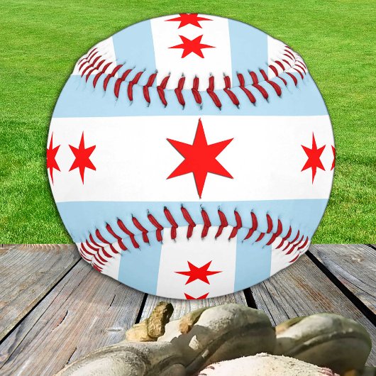 Balle De Baseball Chicago Drapeau, Illinois sports / Bals de basebal