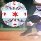 Balle De Baseball Chicago Drapeau, Illinois sports / Bals de basebal