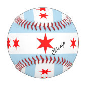 Balle De Baseball Chicago Drapeau, nom, Chicago sports /Baseball Bal (Devant)