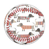 Balle De Baseball Chien de saucisse Dachshund (Devant Gauche)