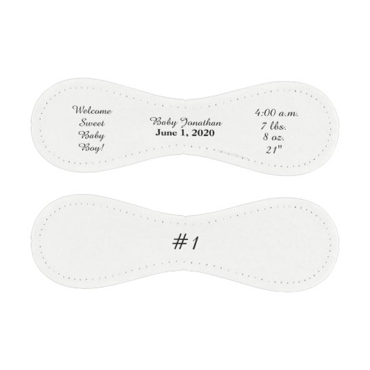 Balle De Baseball Chiffre de naissance de bébé Keepsaké (Panneaux)