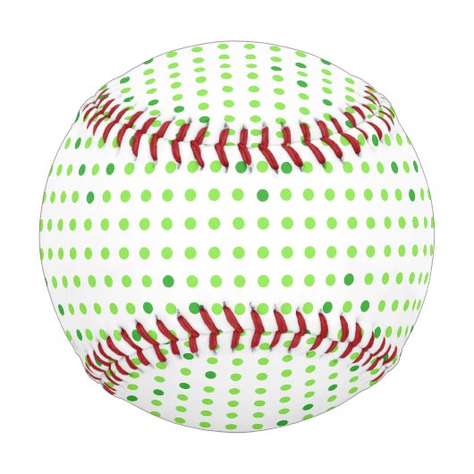 Balle De Baseball Chiffres de baseballs Green Chevron (Devant)