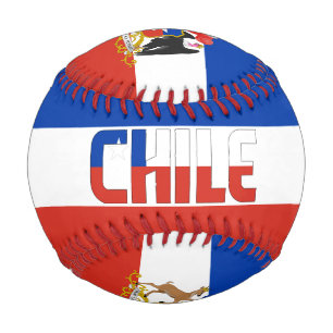 Balle De Baseball Chili Drapeau et blason Patriotique