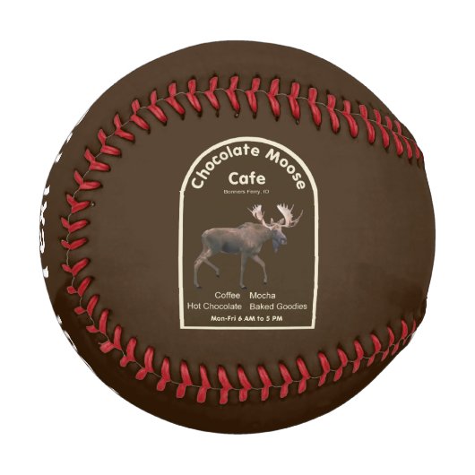 Balle De Baseball Chocolat Moose Café (Devant Gauche)
