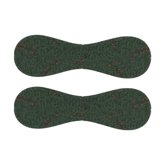 Balle De Baseball Christmas Pattern Pine Needles and Red Berries (Panneaux)