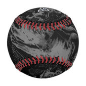 Balle De Baseball Chrome comme Leo Zodiac Connexion Hevelius (Dos)