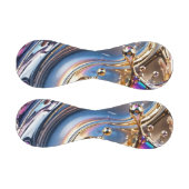 Balle De Baseball Chrome Holographique Arc-en-Ciel (Panneaux)
