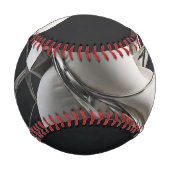Balle De Baseball Chrome Liquide - Métal Argent Miroir (Dos)