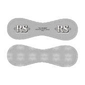Balle De Baseball Chrome Orbit Monogramme Initiales Toute Couleur ID (Panneaux)