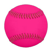 Balle De Baseball Chrome Personnalisé Comme Pink Ribbon Sensibilisat (Dos)