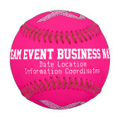 Balle De Baseball Chrome Personnalisé Comme Pink Ribbon Sensibilisat (Devant)
