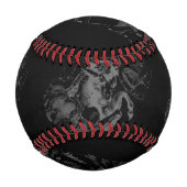 Balle De Baseball Chrome Style Taurus Zodiac Connexion Hevelius Blac (Devant)