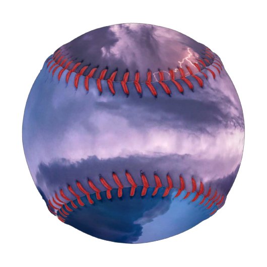 Balle De Baseball Cieux orageux (Devant)