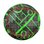 Balle De Baseball Circuit vert (Devant Gauche)