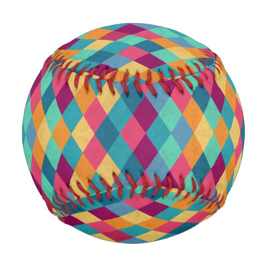 Balle De Baseball Circus Multicolor Rhombus (Devant)