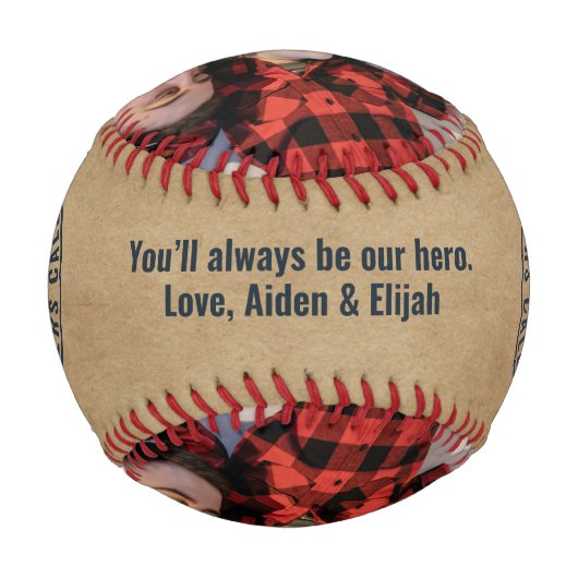 Balle De Baseball Citation Classique Grand-Père De Petits-Enfants (Devant)