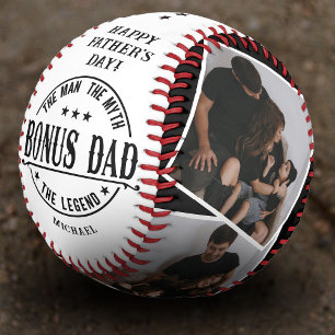 Balle De Baseball Citation de Papa Supplémentaire Moderne & 4x Photo
