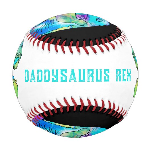Balle De Baseball Citation Dinosaur Papa (Dos)