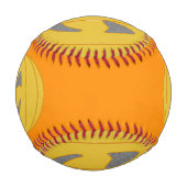 Balle De Baseball Citrouille (Dos)