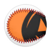Balle De Baseball Citrouille noir (Devant Gauche)