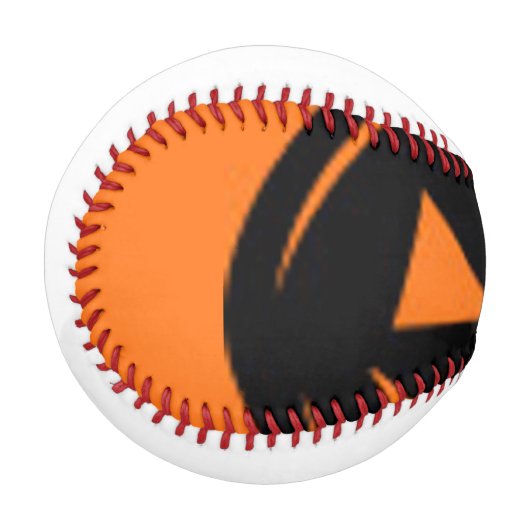 Balle De Baseball Citrouille noir (Devant Gauche)