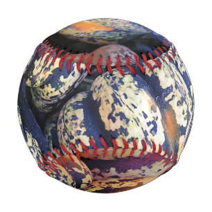 Balle De Baseball Citrouilles rayées rustiques