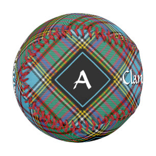 Balle De Baseball Clan Anderson Tartan Baseball