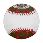 Balle De Baseball Clan Cameron Crest & Tartan (Dos)