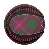 Balle De Baseball Clan Crawford Scottish Dream Tartan (Devant Gauche)