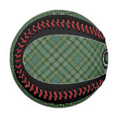 Balle De Baseball Clan Currie Scottish Tartan (Devant Gauche)