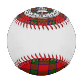 Balle De Baseball Clan Donnachaidh (Robertson) Crest & Tartan (Dos)