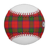 Balle De Baseball Clan Donnachaidh (Robertson) Crest & Tartan (Devant)