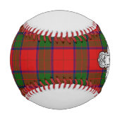 Balle De Baseball Clan Donnachaidh (Robertson) Crest & Tartan (Devant)