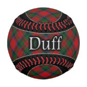 Balle De Baseball Clan Duff MacDuff Scottish Dream Tartan (Devant)