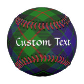 Balle De Baseball Clan Gunn Tartan Baseball (Devant)