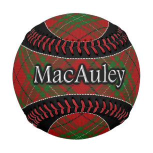 Balle De Baseball Clan MacAuley MacAulay Scottish Dream Tartan