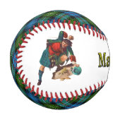 Balle De Baseball Clan MacKenzie Scottish Tartan Dreams Baseball (Devant Gauche)