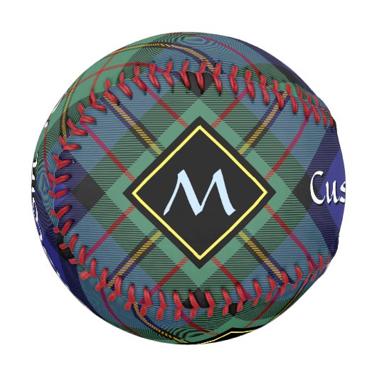 Balle De Baseball Clan MacLaren Tartan (Devant Gauche)