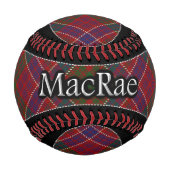 Balle De Baseball Clan MacRae Scottish Dream Tartan (Devant)
