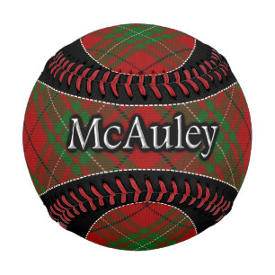 Balle De Baseball Clan McAuley MacAulay Scottish Dream Tartan