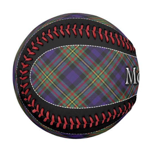 Balle De Baseball Clan McClellan MacLellan Scottish Dream Tartan (Devant Gauche)